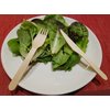 Disposable Wooden Cutlery 200pcs Set by Gmark - Biodegradable Utensils - 80 Forks, 80 Spoons and 40 Knives - Parties, Events, BBQ, Weddings, Picnics GM1046
