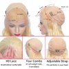Blonde Bob Wig Human Hair 613 Lace Front Wig Human Hair 13X4 lace Front Bob Wig Human Hair Pre Plucked With Baby Hair 180% Density 613 Short Bob Wigs Human Hair for Women 16 Inch
