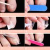 BBTO 500 Pcs Toe Nail Tips False Toenails Square Full Cover Clear Artificial Press on French Acrylic Fake Toe nails 10 Sizes for Nail Salons and DIY Art