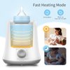 Baby Bottle Warmer, Bottle Warmer, Baby Defrost Warmer&Rapid Food Heater for Breastmilk and Formula, Precise Temperature Control, Fit All Baby Bottles