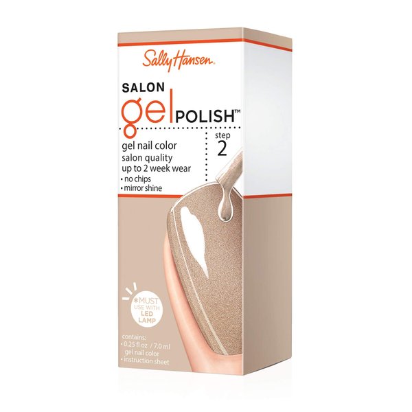 Sally Hansen Salon Gel Polish Nail Lacquer, Pearls, Please, 0.25 Fl Oz