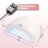 GAOY Fast Curing Nail Lamp Professional Salon-Graded UV LED Nail Curing Light with Powerful 30 LED Beads and Automatic Infrared Sensor 3 Timers for Gel Nail Polish Acrylic Gel Nail Dryer