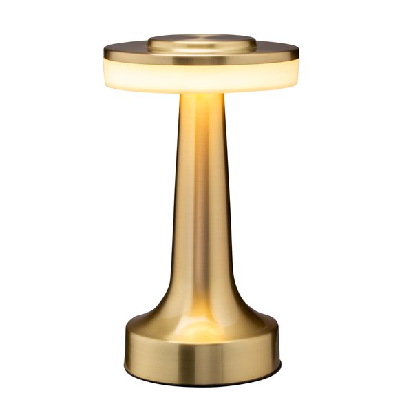 O’Bright Portable LED Table Lamp with Touch Sensor, 3-Levels Brightness, Rechargeable Battery Up to 48 Hours Usage, Night Light for Kids Nursery, Nightstand Lamp, Bedside Lamp (Gold)