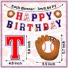 26 PCS Baseball Party Banners Baseball Birthday Decorations Sports Theme Party Hanging Swirls Happy Birthday Paper Banners for Boys Girls Birthday Baby Shower Party Supplies