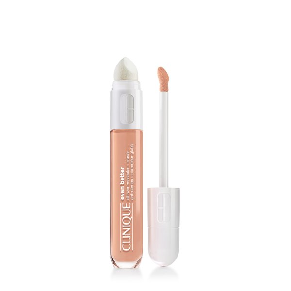 Clinique Even Better All-Over Full Coverage Concealer + Eraser For Dark Circles | Hydrating, Brightening + Depuffing, Beige