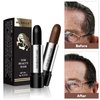 BEUKING Disposable Hair Dye Pen, Black/Dark Brown/Coffee Hair Color Stick, Long Lasting Fast Staining Washable High Saturation Cover Hair DIY Hairstyle Hair Color Touch-Up Stick (01# Black)