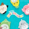 Squishmallows Slow Rise Squishy Cloud Pop 5 Pack -Featuring Cam The Cat, Maui The Pineapple,Gordon The Shark,Archie The Axolotyl & Wendy The Frog,Stress-Sensory Toys, Great Party Favors (5 Pack Set)