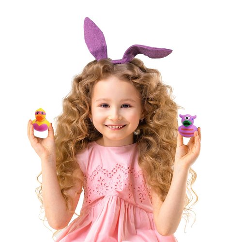 Assortment Rubber Duck Toy Duckies for Kids, Bath Birthday Gifts Baby Showers Classroom Incentives, Summer Beach and Pool Activity, 2" (25-Pack)