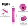 60pcs Perm Rods for Natural Hair, Perm Rods Set Medium Size Cold Wave Rods, Hair Roller Curler Perm Rods for long hair, Perming Rods Hair Curlers for Short Hair, Curly Rods Tools for DIY