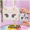 Purse Pets Micros, Edgy Hedgy Hedgehog & Narwow Narwhal Mini Purse 2-Pack, Shoulder Bag Crossbody Purse Accessories, Easter Basket Stuffers for Girls