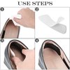 6 Pairs Heel Cushion Pads Heel Shoe Grips Liner Self-Adhesive Shoe Insoles Foot Care Protector (Multicolor)