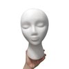 Female Styrofoam Mannequin Head Model - Wig/Hat Display Stand - Art Work Painting Novelty - Foam White by LIAMTU