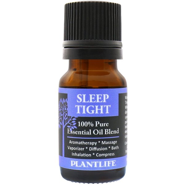 Plantlife Sleep Tight Aromatherapy Essential Oil Blend - Straight from The Plant 100% Pure Therapeutic Grade - No Additives or Fillers - Made in California 10 ml