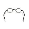 Calabria R314/R501S Vintage Retro Metal Reading Glasses +1.25 Black for Men & Women Designer Professor Round One Power Readers