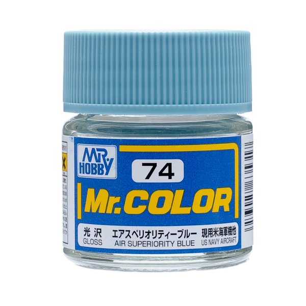 GSI Creos C74 Gloss Air Superiority Blue 10ml, GSI Mr. Color