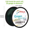 Floral Wire, 110 Yards 22 Gauge Green Florist Wire, Flexible Green Wire Paddle Wire for Crafts, Christmas Wreaths Tree, Garland and Floral Flower Arrangements