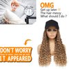 Goddess Box Braids Braiding Hair Baseball Cap Hat Wig Bohemian Curly Ends Box Braids Hat with Braided Hair Extensions for Black White Women Synthetic Braids Hat Wig with Hair Attached (20inch, M30/27)