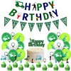 45PCS Golf Birthday Party Supplies with Happy Birthday Banner, Golf Themed Cake Topper and Cupcake Toppers, 12-inch Latex Balloons with Golfing Patterns and Golf Pennant for Golf Themed Party Decorations