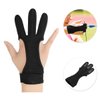 Coolrunner Archery Glove Three Finger Leather Archery Protective Gloves Archery Shooting Gloves for Kids, Archery Protective Gear Accessories (S)