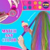 Hair Braiding Kit for Girls 8-12, FunKidz Handheld Hair Temporary Coloring Clamp with Hair Chalk for Kids Washable Hair Makeup Kit