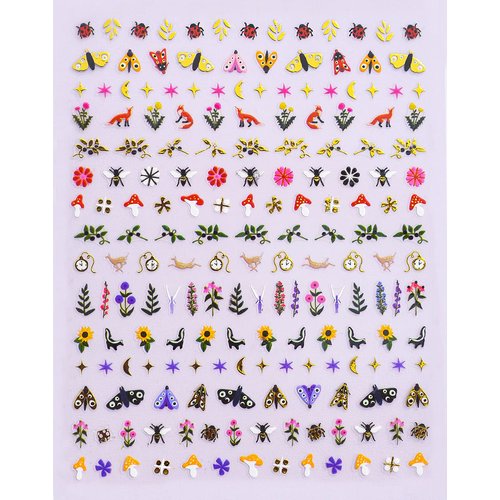 Nail Art Stickers (Wildflower)