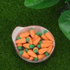 30 Pcs Cute Carrot Shaped Erasers, Realistic Vegetable Rubber Erasers for Kids, Fun Classroom and Party Favors