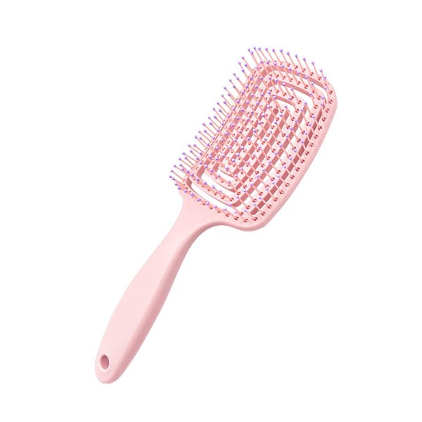 The Detangling Brush, Dry and Wet Hair Brush Detangler for All Hair Types, Great for Men, Women, Boys and Girls, Pink.