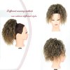 CINHOO Loose Wavy Curly Messy Bun Hair Piece for Thinning Hair Pieces for Women,Short Drawstring Ponytail Extensions for Women Synthetic Hairpieces Pony Tails Hair Extensions for Women(Gray)
