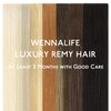 WENNALIFE Invisi Edge Tape in Hair Extensions Human Hair, 16 Inch 50g 20pcs Dark Brown Invisible Luxury Remy Hair Extensions Natural Seamless Injected Tape Ins Straight Extensiones De Cabello Humano