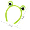 GAFATORY Frog Eyes Green Headband for Girls Cute Spa headband for Women Animal Headband for Makeup Hair Band Cosplay Costume Zoo Gifts Halloween Headband Funny Jungle Headbands for Skincare