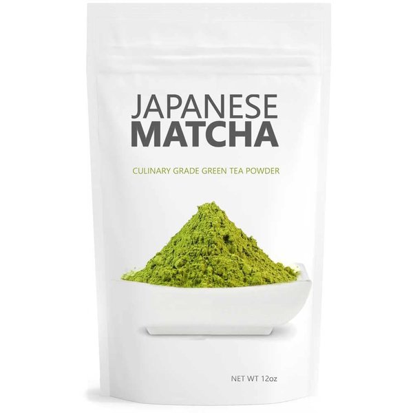 Pure Japanese Matcha Ryori 12oz Green Tea Powder - Culinary Grade