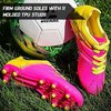 Vizari Liga FG Soccer Cleats for Kids | 100% Synthetic Football Cleats for Comfortable Wear | Water Resistant Two Tone Soccer Shoes with Anti-Stretch Lining for Flexible Indoor and Outdoor Play