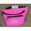 Yens Fanny Pack for Men Women - Waist Bag Pack - Lightweight Belt Bag for Travel Sports Hiking (FN-Fun 3-Zip, Neon Pink)