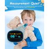 Children Fingertip Pulse Oximeter Blood Oxygen Saturation Monitor for Child Kids Portable Oxygen Monitor with OLED Screen Included 2AAA Batteries