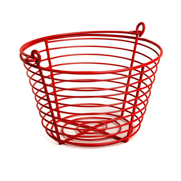 Prevue Pet Products 8 Inch Red Vinyl Coated Metal Egg Basket SP468