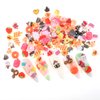 WEILUSI 100PCS Resin Kawaii Nail Charms Flat Back Fake Candy Slime Charms 3D Mixed Assorted Sweets Cake Mini Charms Rhinestones for DIY Craft Jewelry Making Nail Decoration