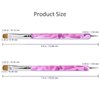 Premium French Gel Acrylic Nail Art Brush & Dotting Tool - Professional Manicure Tool for Detailed Designs, Size #14 & #16, Elegant Pink Marble