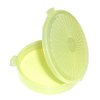 Tupperware Mini Clamshell Pill Keeper Round Pocket Container, Sheer Green