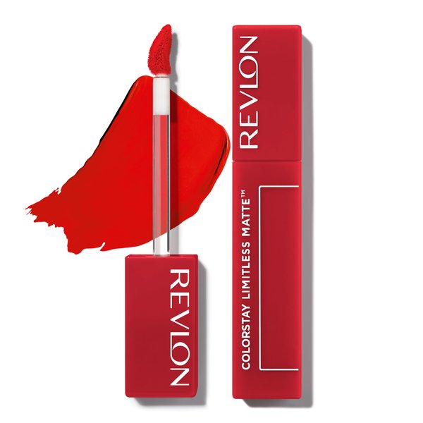 REVLON Lipstick, ColorStay Limitless Matte Liquid Lipstick, Vegan Formula, No-Budge Matte, Longwear Lipstick, Long Lasting, Lightweight/Comfortable, Waterproof, 010 Top Talent, 0.17 fl oz