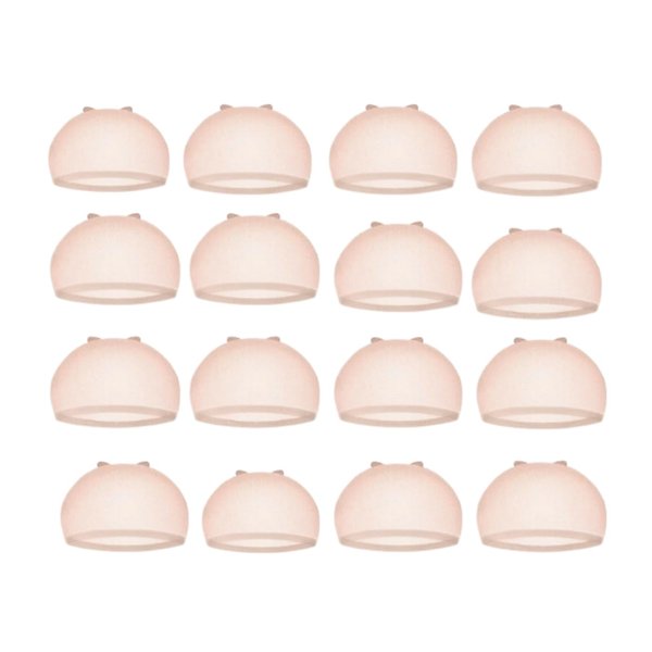Mrs Gwen Hair & Accessories HD Wig Caps (16 pcs) Ultra Thin Invisible Lace Front Wig Caps Nylon Stocking Caps Sheer Fit Melted Scalp Look (8pk / 16 pcs)