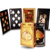 Merytes 2 Deck of Waterproof Poker Cards and Playing Cards with Flexible Plastic PVC Classic Trick Cards
