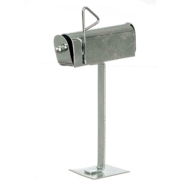 Melody Jane Dollhouse Aluminium Mailbox Mail Post Box Miniature 1:12 Garden Accessory