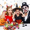 Whaline Halloween Party Favors 227Pcs Halloween Paper Treat Bags Stuffed Toys Bulk Non-Candy Goodie Bag Fillers for Trick or Treat Classroom Party Supplies