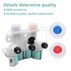 W11165546, 33090105, W10599423 Washer Water Inlet Valve (OEM) Replacement for whirlpool kenmore Washing Machine, Replaces W10758828, W10839828, W11096267, W11165546VP, etc