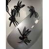 JIALWEN 50PCS Realistic Halloween Plastic Spiders Small Size Black Spiders Toys Fake Spiders Prank Props for Halloween Party Decorations