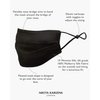 KARIZMA Beverly Hills Silk Face Mask 3 Pack Collection. Black Fashionable Designer Face Mask for Women. Washable Fabric Face Mask Reusable Facemask. 19 Momme Real Mulberry Silk Masks