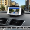 GPS Dash Mount [Matte Black Dock] for Garmin Nuvi Drive Dezl Drivesmart, Tomtom, Magellan Roadmate, Rand McNally, Navman, Cell Phone - Car Adhesive Non-Slip Dashboard Replacement Holder for Satnav