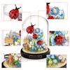 Dookok Flower Bouquet Building Set, Artificial Flowers Micro Building Set for Home Decoration, 596 Pieces Ladybird and Flower Bouquet Building Toys for Adult Kids Gift