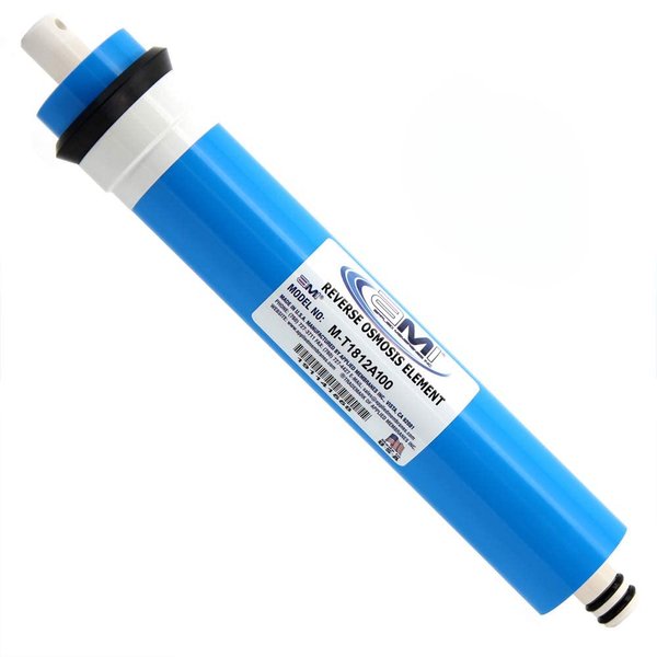 APPLIED MEMBRANES INC. 100 GPD Reverse Osmosis Membrane | RO Membrane Water Filter Replacement for Reverse Osmosis Water Filtration System | 1.8” x 12” Universal Compatibility | Made in USA