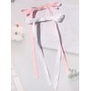 LFOUVRE Bow Hair Clips for Women, 6pcs Hair Bow Clip for Girl, Bowknot Hair Ribbon for Women, Hair Clip with Long Tail,Tassel Hair Bows for Women,Bow Clip Barrette Hairpin, Hair Accessories for Women